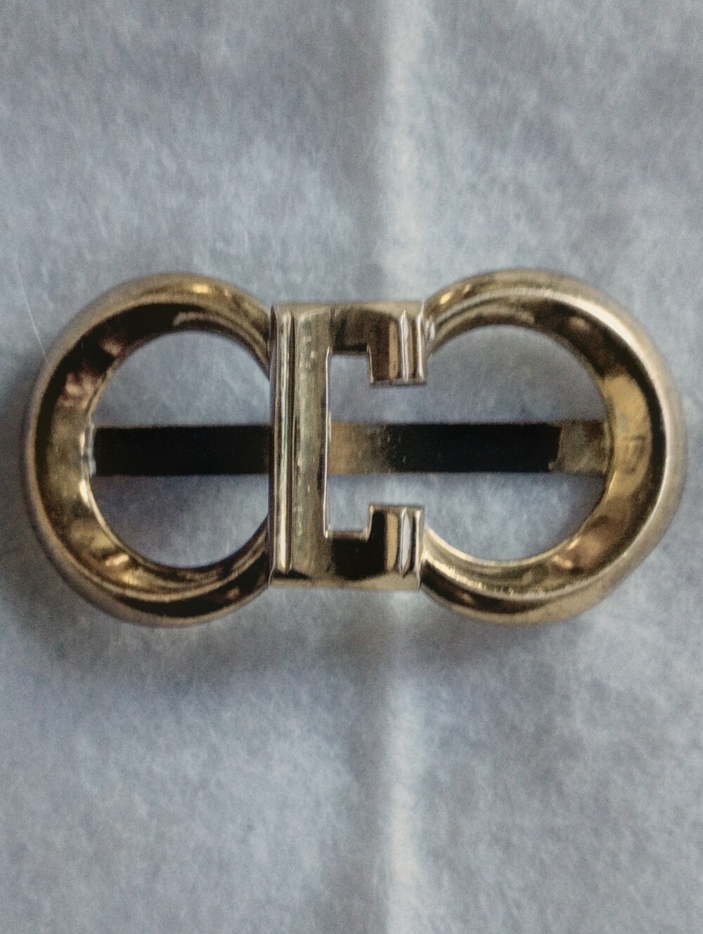 Vintage Signed Coro Scarf Slide or Belt Buckle